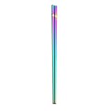 Oksale 1 Pair Stainless Steel Tableware Colorful Length 23cm Chopsticks (Multicolor)