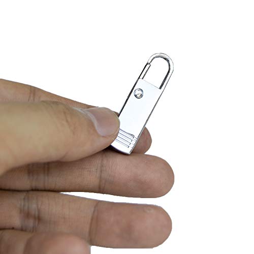 Zipper Pulls Tab Luggage Zippers Pulls Replacement Extension Metal Zippers Tag Handle Mend Fixer for Backpack and Suitcase