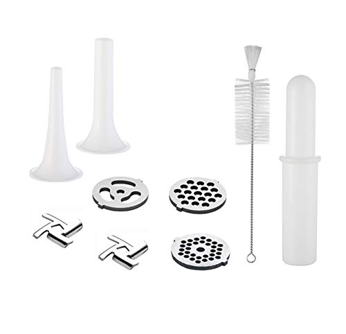 Metal Food Meat Grinder Attachment for KitchenAid Stand Mixers - Including Sausage Stuffer Accessory - Thumbnail 7