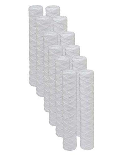 12-PACK Of 5 Micron Wound String Sediment Water Filter Cartr