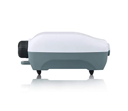 FEDOUR Aquarium Oxygen Air Pump, 2 Outlets Fish Tank Air Pump, Whisper Quiet Fish Air Pump with Completed Accessories