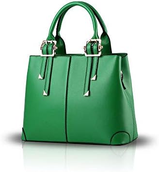 Vnlig Ms. Messenger Shoulder Bag Lady Fashion Handbag Purse (color : Emerald green)