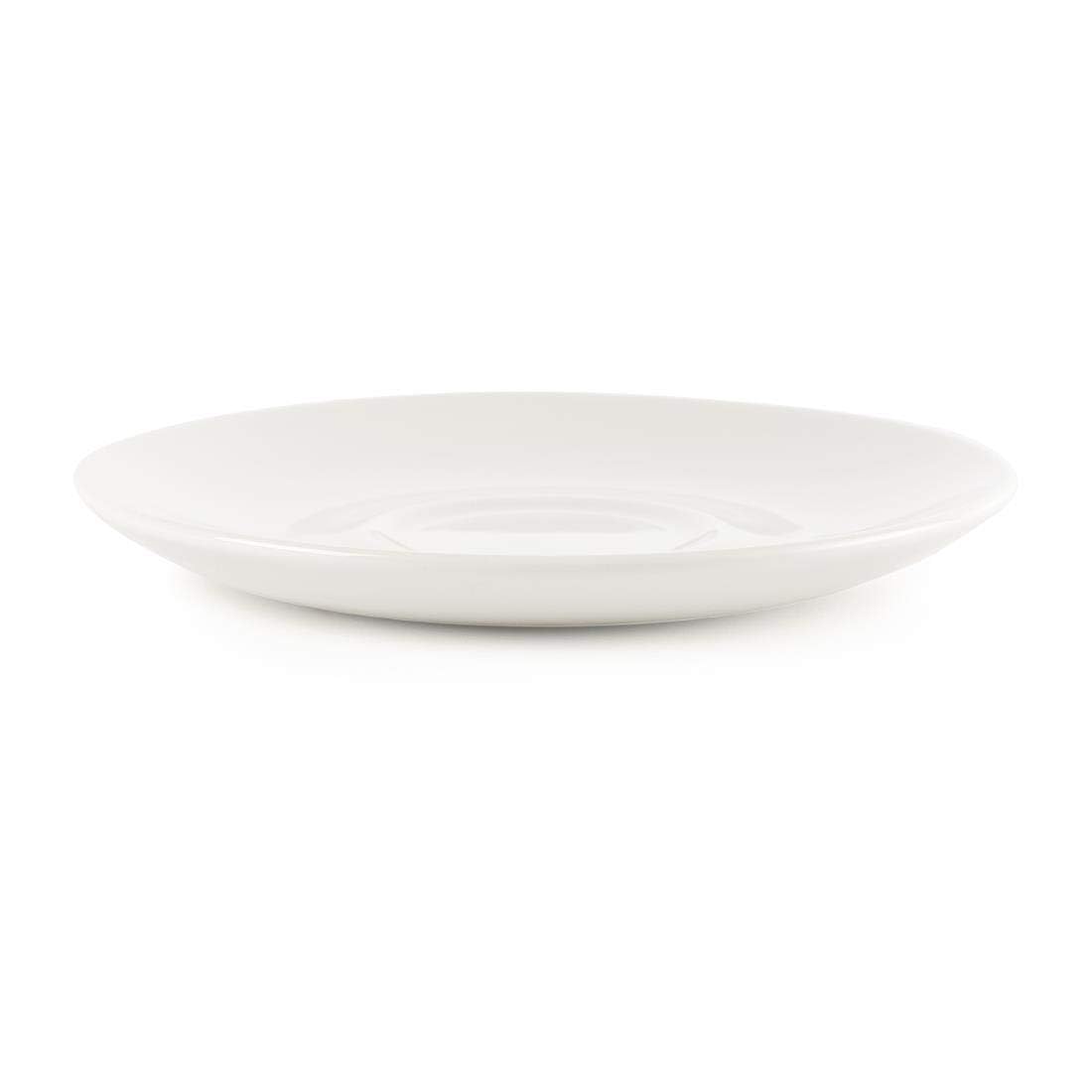 Churchill Super Vitrified P884 Plain Ware Saucer, White (Pack of 24)