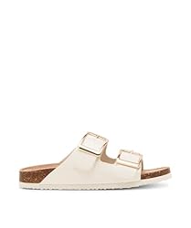 Madden Girl Women's Bodiee Slide Sandal, White