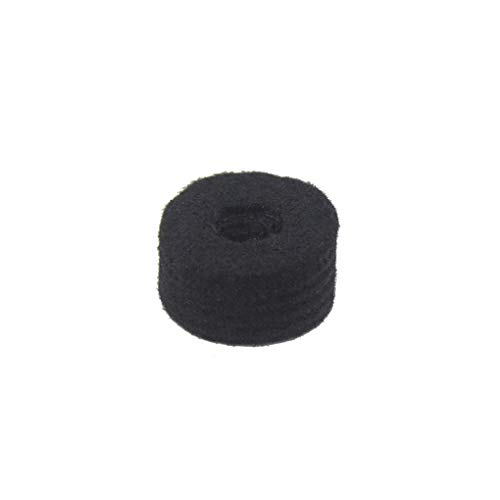 KOROWA 10PCS Drums Set Black Cymbal Piece Felt Cotton Pads 2.5x1.3cm Musical Instrument Accessories