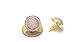 Mens 18mm Dome Iced Out Hip Hop 18k Yellow Gold Finish Lab Diamond Screw Back Stud Earrings