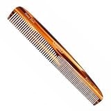 Kent The Handmade Comb - 16 mm Coarse and Fine Toothed Comb Sawcut 3T