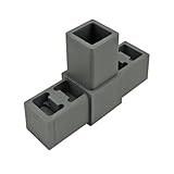 80/20 Inc., 9230, Quick Frame 3 Way Tee Connector, Gray Nylon
