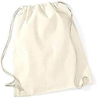 SAVE MONEY-Box Deal! Natural Cotton Drawstring Backpack Bags,Size:14"W x 18"H,Sports,GYM,Fitness Backpacks,Promotional Budget Low Price (100 Pack) by Georgiabags (Natural)
