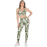 Women's Workout Set, 2 Piece Activewear, Sports Bra and High Waist Leggings, Microfiber/Ropa colombiana, 2 piezas