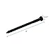 Renovators Supply Manufacturing Lag Bolts 4 in. Black Zinc Plated Steel Lag Screws with Hexagonal Head Pack of 50
