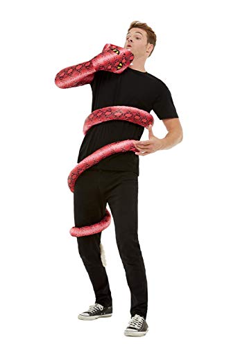311jXORydiL Smiffys Anaconda Serpent Costume Disfraz de serpiente, color rosso, M-Size 38"-40" (50721M) Smiffys Anaconda Serpent Costume Disfraz de serpiente, color rosso, M-Size 38"-40" (50721M)