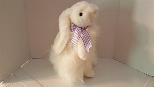 1994 TY White Rabbit Plush Angora