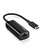 AUKEY USB C to Ethernet Adapter Type C to Gigabit Ethernet Adapter RJ45 LAN Network 10/100/1000 Mbps for MacBook Air iPad Pro 2018, Dell XPS, ChromeBook Pixel, Huawei, Lenovo, Samsung Galaxy Note10 S9