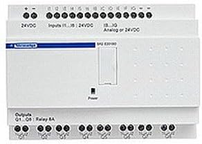 Schneider Electric / Square D SR2PACK2FU Zelio Compact Smart Relay 8 Amp 100 - 240 Volt