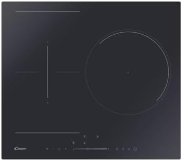 CTPS63SCTTWIFI/1 – Kochfeld Induktion – 60 cm, 3 Herde, 7400 W, Schwarz, 9 Leistungsstufen, 3 Boosters, Timer, Monoslider, Kindersicherung