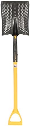 Toolite 49543#2 Square Point Shovel, 29" Polymer Handle, Poly D-Grip