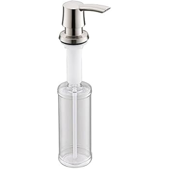 APPASO 17-Ounce Kitchen Dish Soap Dispenser Brushed Nickel ...