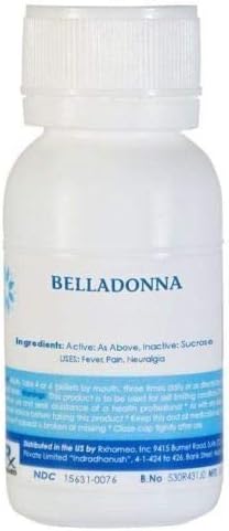 Ainsworths | Belladonna 30C Single Counter Remedy 120 tabs | 1 x 120 Tablet (UK)