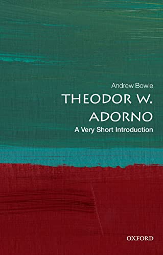 Theodor W. Adorno: A Very Short Introduction