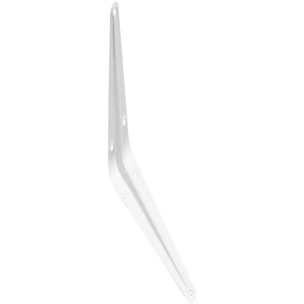 Merriway BH05472 (4 Pcs) London Style Shelf Brackets 150 x 125mm (6 x 5 Inch) White - Pack of 4 Pieces