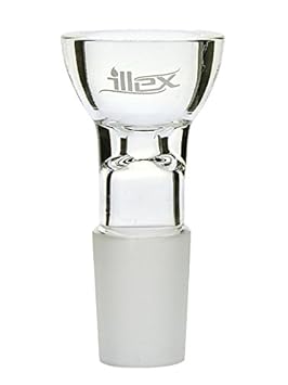 Illex Glaskopf klein, 18,8mm Schliff, halbkugelförmig - head&nature Bong-Kollektion