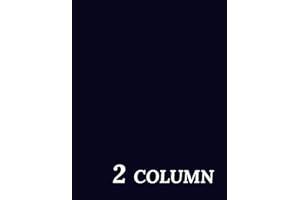 2 Column Ledger Book: Income and Expense Log Book For Small Business and Personal Finance - 100 Pages - 8.5" x 11" (Account Book/Accounting Ledger Book/Notebook)