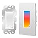 Smart WiFi Light Switch with Built-in RGB Dimmer Night Light Compatible with Alexa,Google Assistant and IFTTT,In-Wall