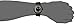 Stuhrling Original Men's 830.03 Symphony Quartz Tranparent Floating Dial Black Rubber Strap Watch
