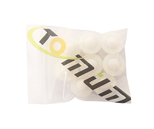 Set of 8pcs Mini Nylon Ball Transfer Bearing Unit Table Conveyor Roller Ball for Transmission, Furniture, Wheelchair