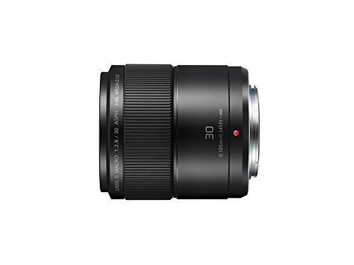 Panasonic Lumix 30mm F2.8 | Objectif Macro à focale fixe H-HS030E (Grande ouverture F2.8, Stabilisé, equiv. 35mm : 60mm…
