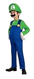 Super Mario Brothers, Deluxe Luigi Costume, Medium