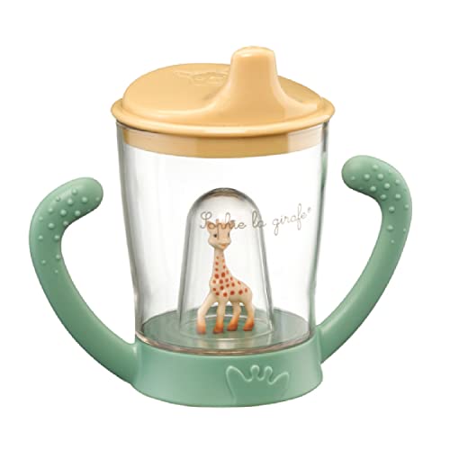 Sophie la girafe Anti-Leak Mascot Cup | Transition from Bottle to Cup | Easy to Grip | Pack of 1 (180 ml)
