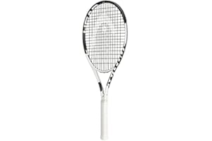 Head Metallix Attitude Pro White Tennis Racket - Pre-Strung Adult Tennis Racquet for Control and Maneuverability