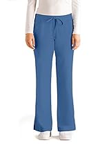 Grey's Anatomy Women's Junior-Fit Five-Pocket Drawstring Scrub Pant - XX-Small Tall - French Blue