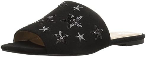 Amazon Brand - The Fix Women's Foster Star Slide Sandal, Black