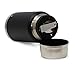 MIRA 25 oz Insulated Food Thermos for hot and cold foods - Leak-Proof Stainless Steel Container with Spoon - Black