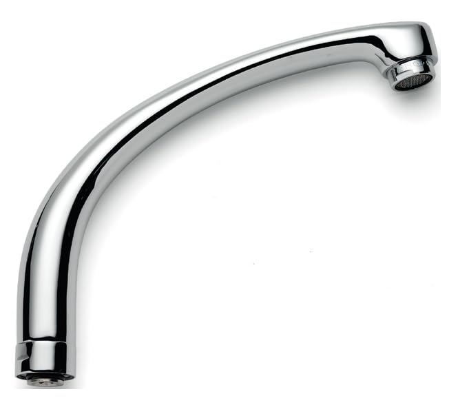 Schläfer 67085-C | Universal Replacement Hose for Sink Tap, Single Lever Mixer for Kitchen and Washbasin, High Spout Single Hole Group - Ring Nut 3/4" (diam24,9mm), M24 Water Saving Aerator