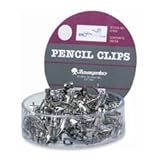 Baumgartens Pencil Clips 100 Pack Chrome (67953)