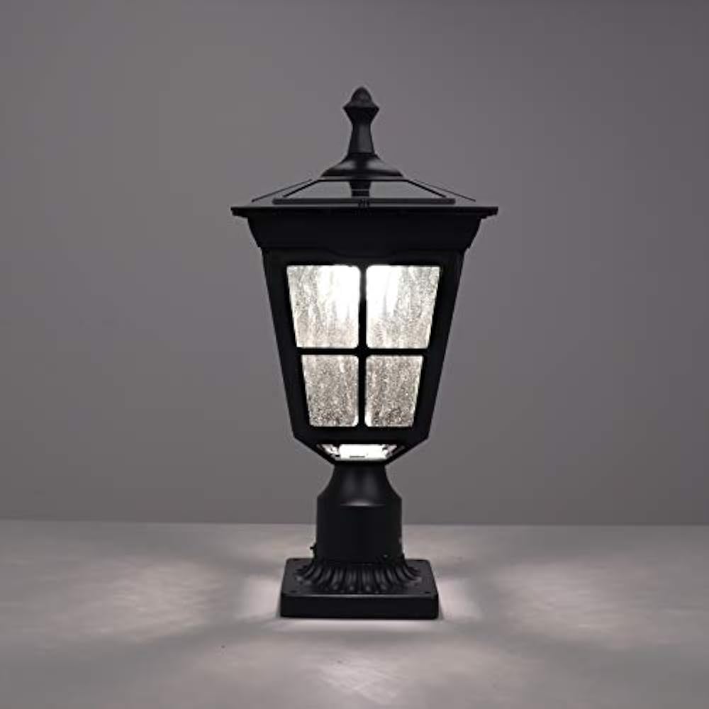 ST4311AQ LED Cast Aluminum Solar Post Light Fixture 3Inch Fitter Base