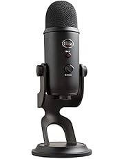Blue Yeti USB Microphone for PC & Mac, Podcast, Gaming, Streaming and Recording Microphone, with Blue VO!CE effects, Adjustable Stand, Plug and Play – Blackout