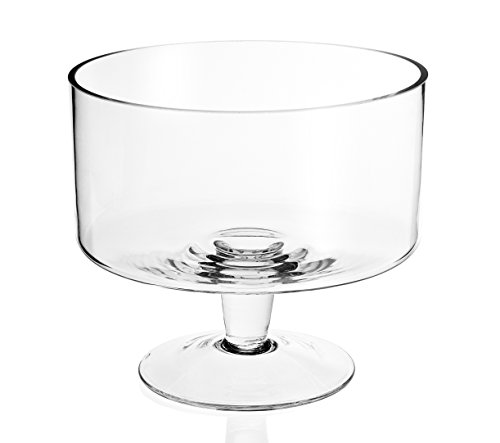 Badash - Lexington Mouth Blown Glass Trifle Bowl 9"