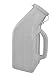 NOVA Medical Products Male Urinal, Portable Urinal for Men with Cover, Extra Durable, Clear