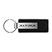 Au-TOMOTIVE GOLD Compatible Keychain for Nissan Altima KC1540.ALT- Black Leather