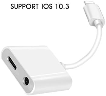 iPhone 7 Adapter, Charm sonic iPhone 7 Plus Headphones Adapter, iPhone 7 Lightning to 3.5mm Headphone Adapter,Charge Adapter, Earphone Adapter - Upgrade for IOS 10.3+