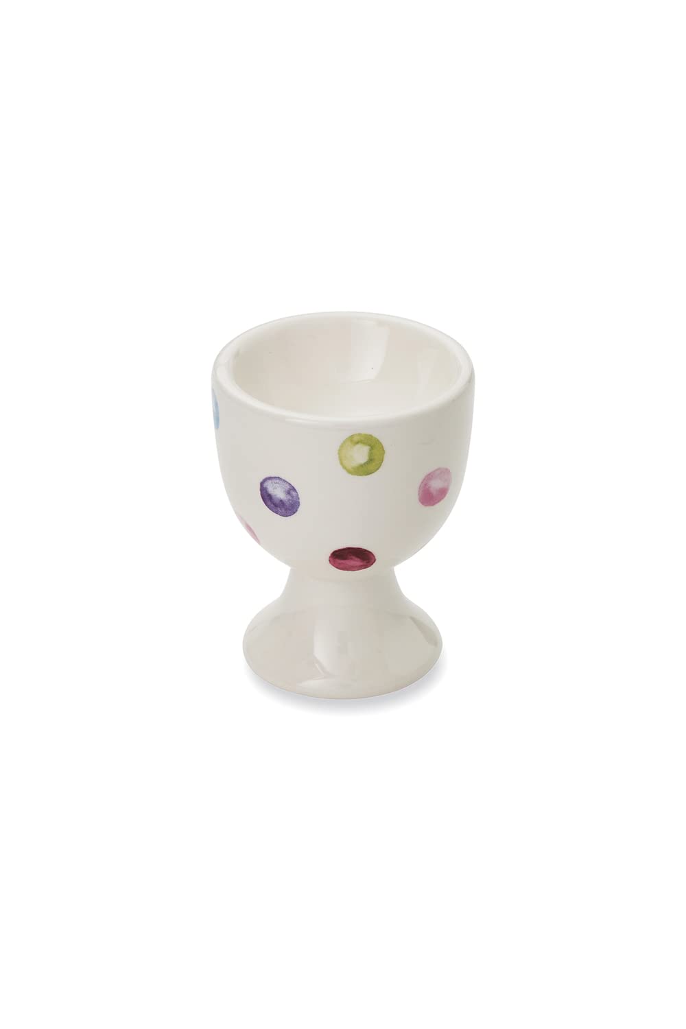 Cooksmart British Designed Egg Cups | Ceramic Egg Cup For Breakfast | Egg Poacher Cups For All Types Of Kitchen - Spotty Dotty