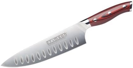 8" Chef Knife Crimson SH Straight Handle