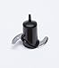 Hamilton Beach Stack & Press Mini 3-Cup Glass Bowl Food Processor & Vegetable Chopper, Black (72860)