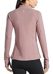 Willit Women's Fleece Running Pullover Thermal