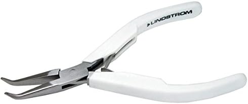 Lindstrom7892 Supreme White Handle Bent Nose Plier - 1 pc